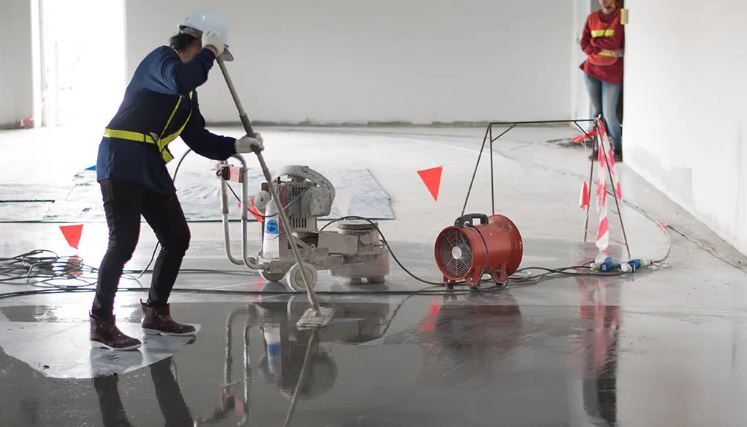 How to Clean Your Concrete Floor After Grinding